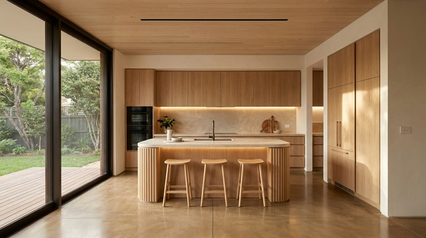 AVENOR kitchen in Natural Oak finish